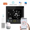 Termostat Tuya / Smart Life - podlahové topení, Černá, GoogleHome, Alexa